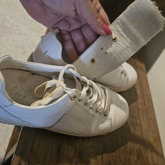 Louis Vuitton LV Logo Monogram White Front Row Lock Leather Sneakers 36 - Picture 11 of 12